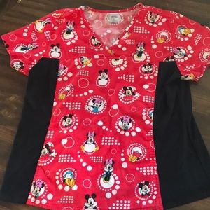 Disney scrub top
